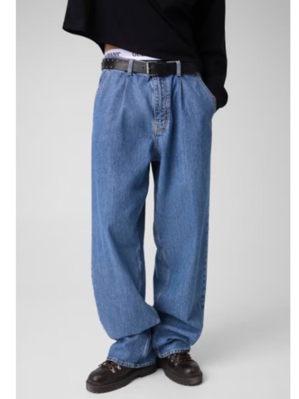 GUESS Jeans Men’s 33x34 G20 Super Baggy Wide Leg Medium Wash Denim NWT